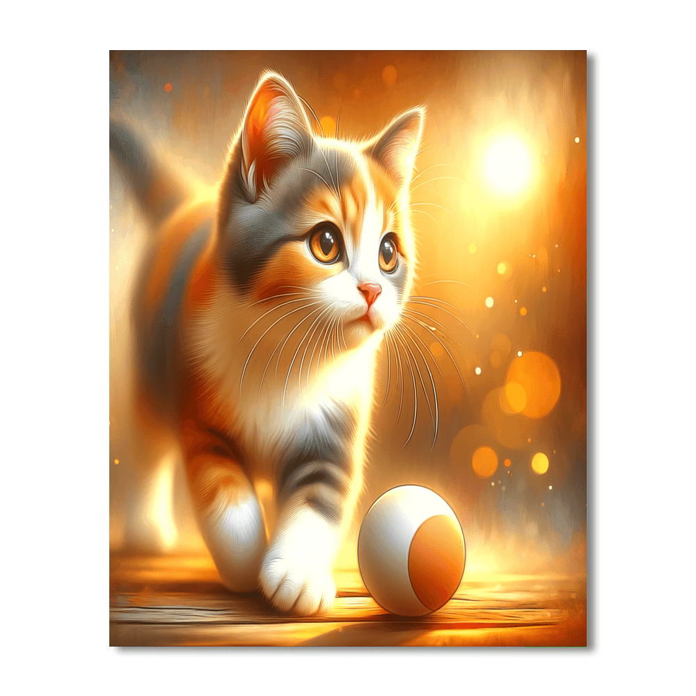 Cat Curiosity Paint By Number