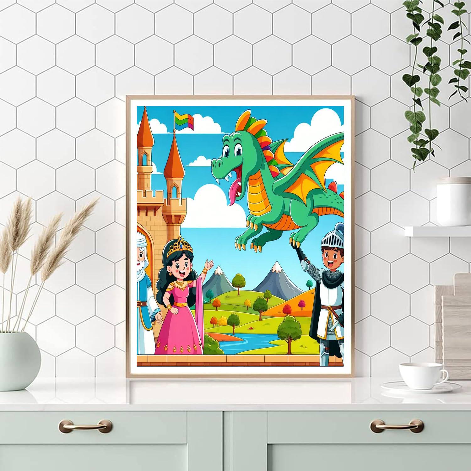 Magical Fairy Tale Journey Paint By Numbers Art