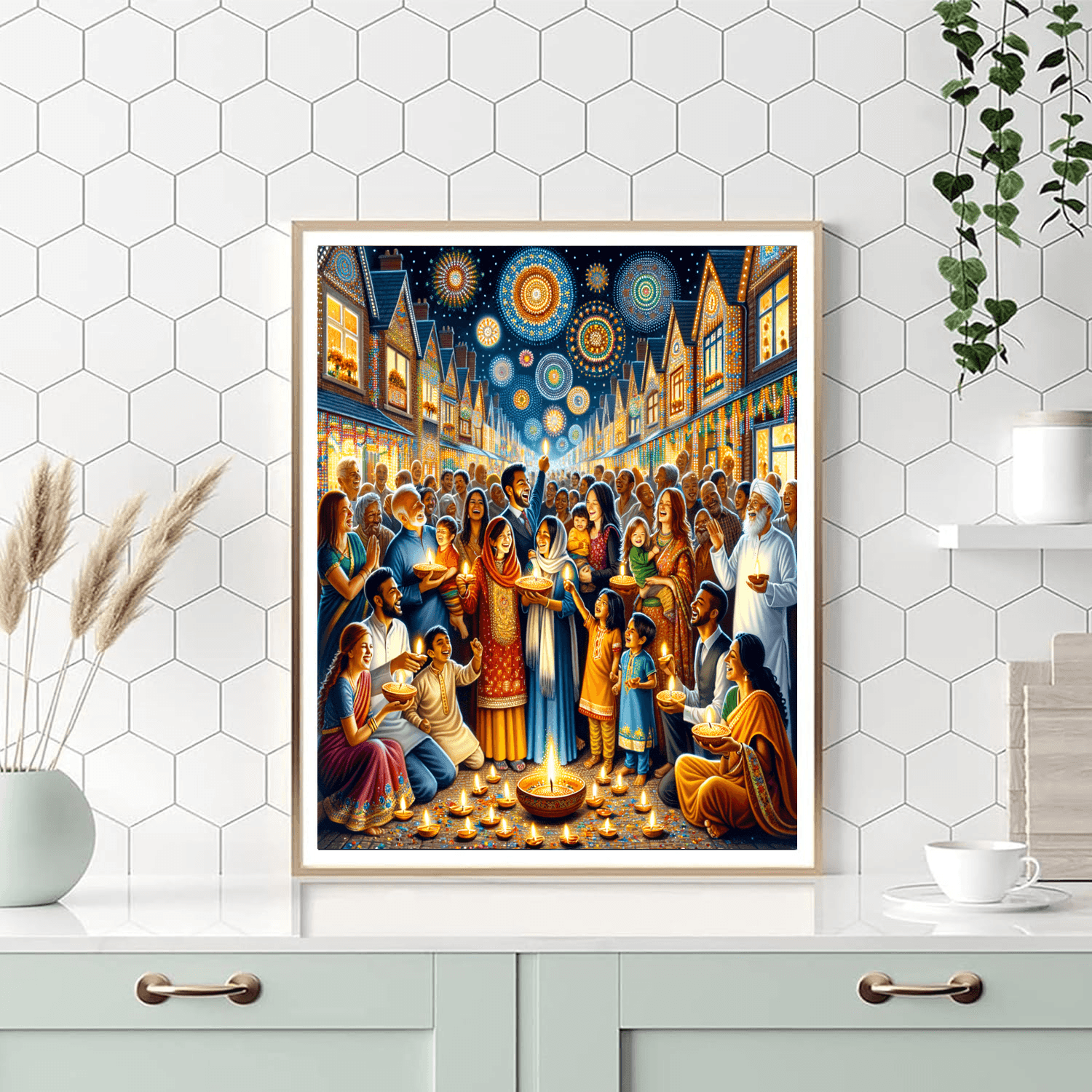 The Festival Of Lights (diwali) Paint By Color