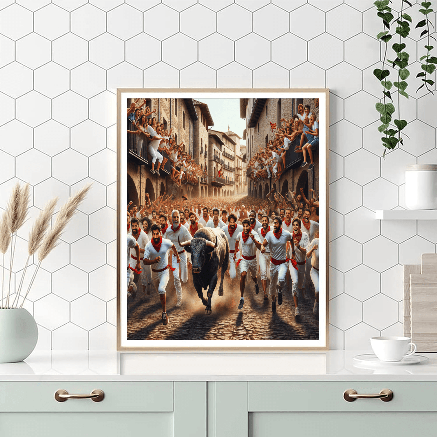 Running Of The Bulls - Spain Paint By Numbers Kits