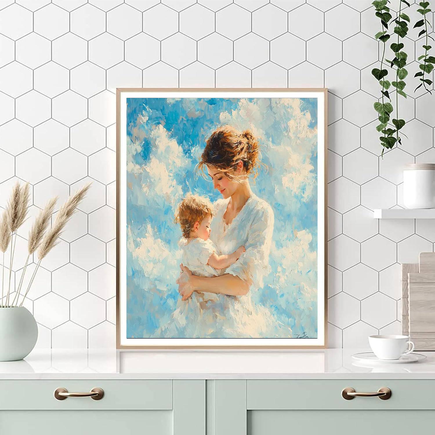 Cuddle In The Clouds Numbered Painting Kits