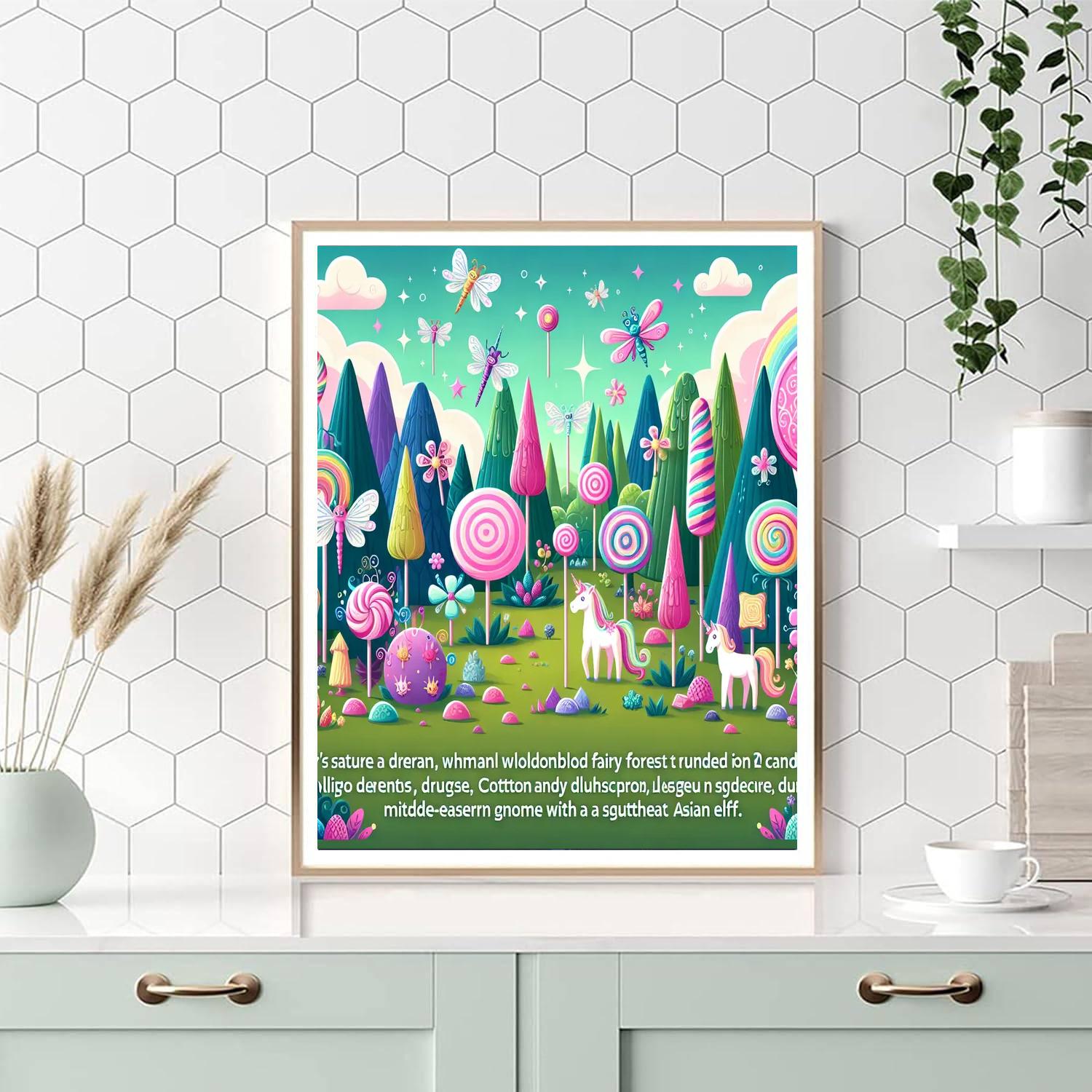 Sweet Fairy Forest Number Painting