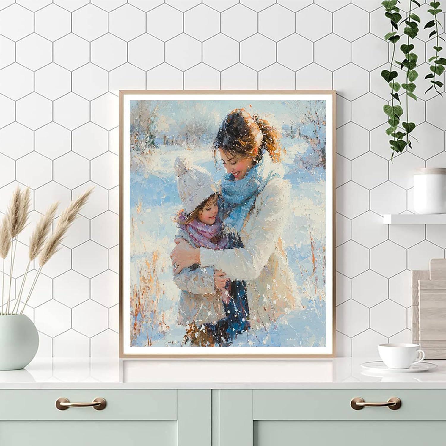 Winter’s Warmth Number Painting