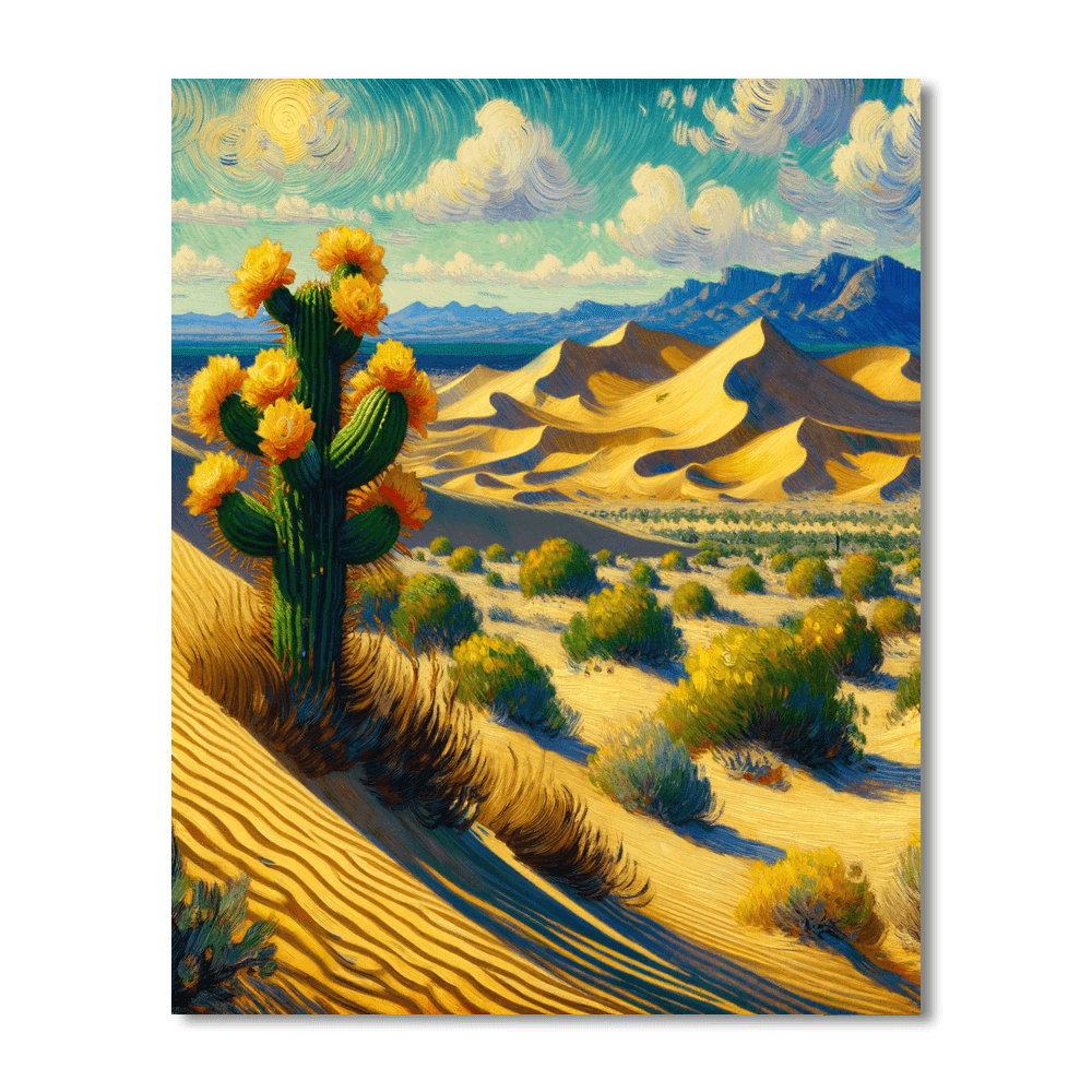 Blooming Desert Beauty Paint By Numbers Art