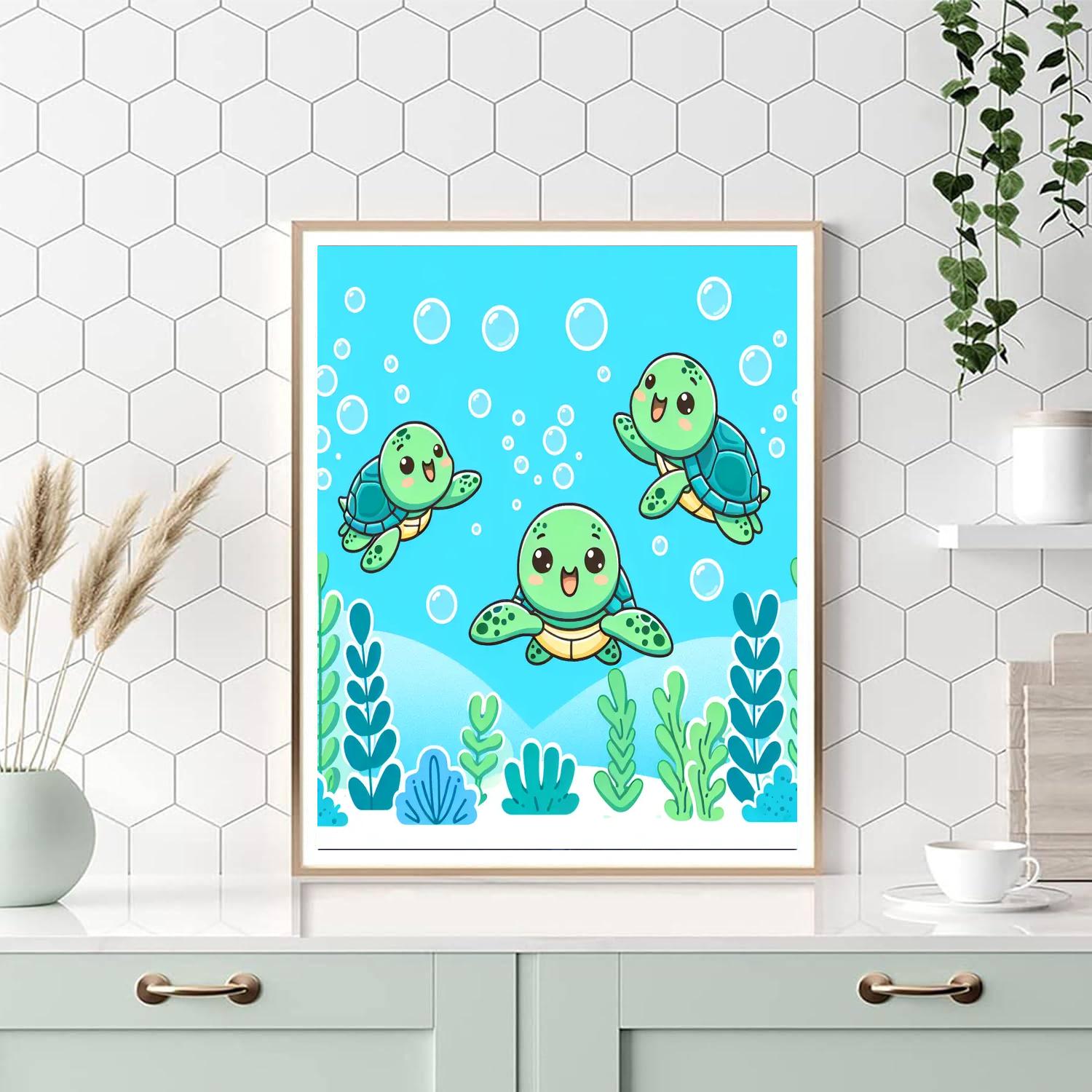 Exploring Turtles Number Painting