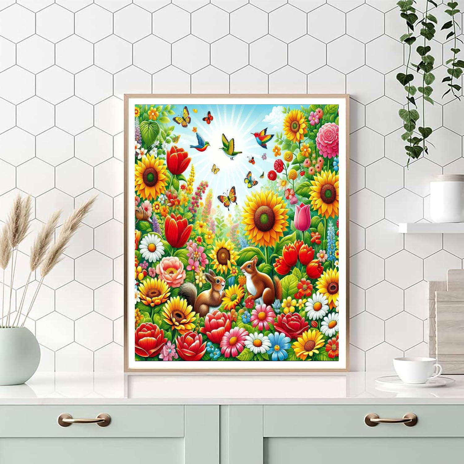 Lively Garden Celebration Paint By Color