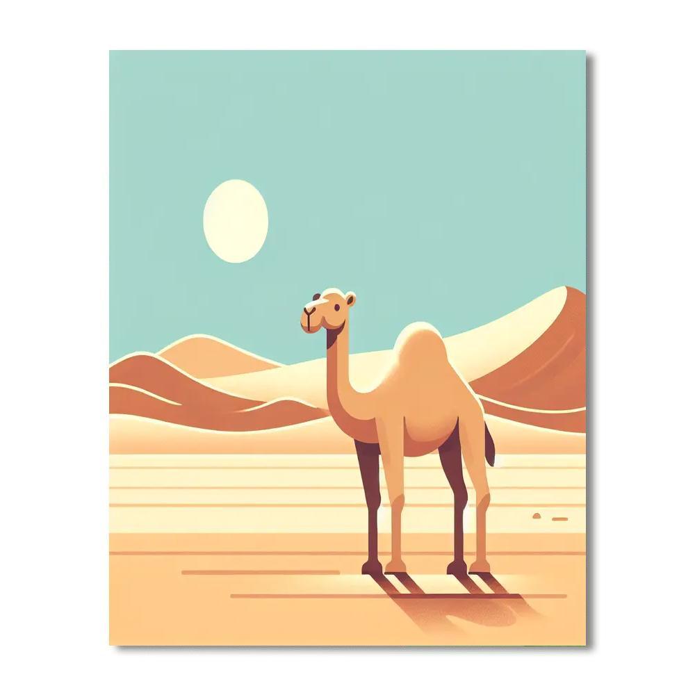 Caring Camel Numbered Painting Kits
