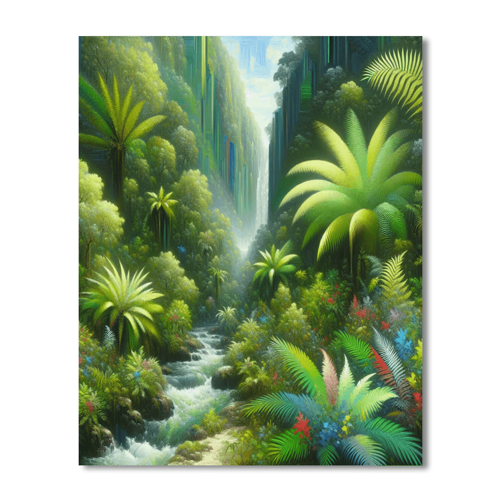 Rainforest Retreat Paint By Color