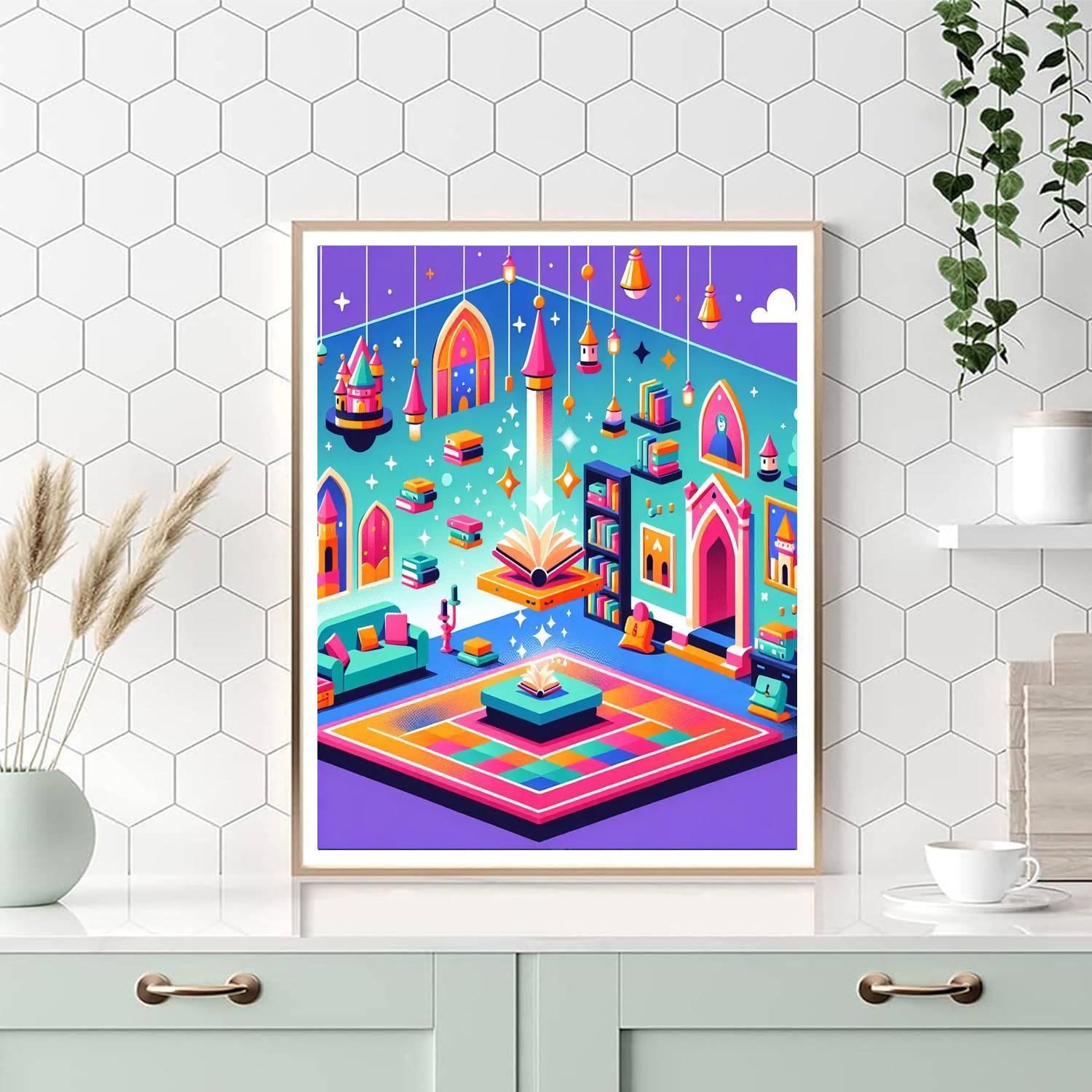 Adventure In The Enchanted Castle Paint By Number