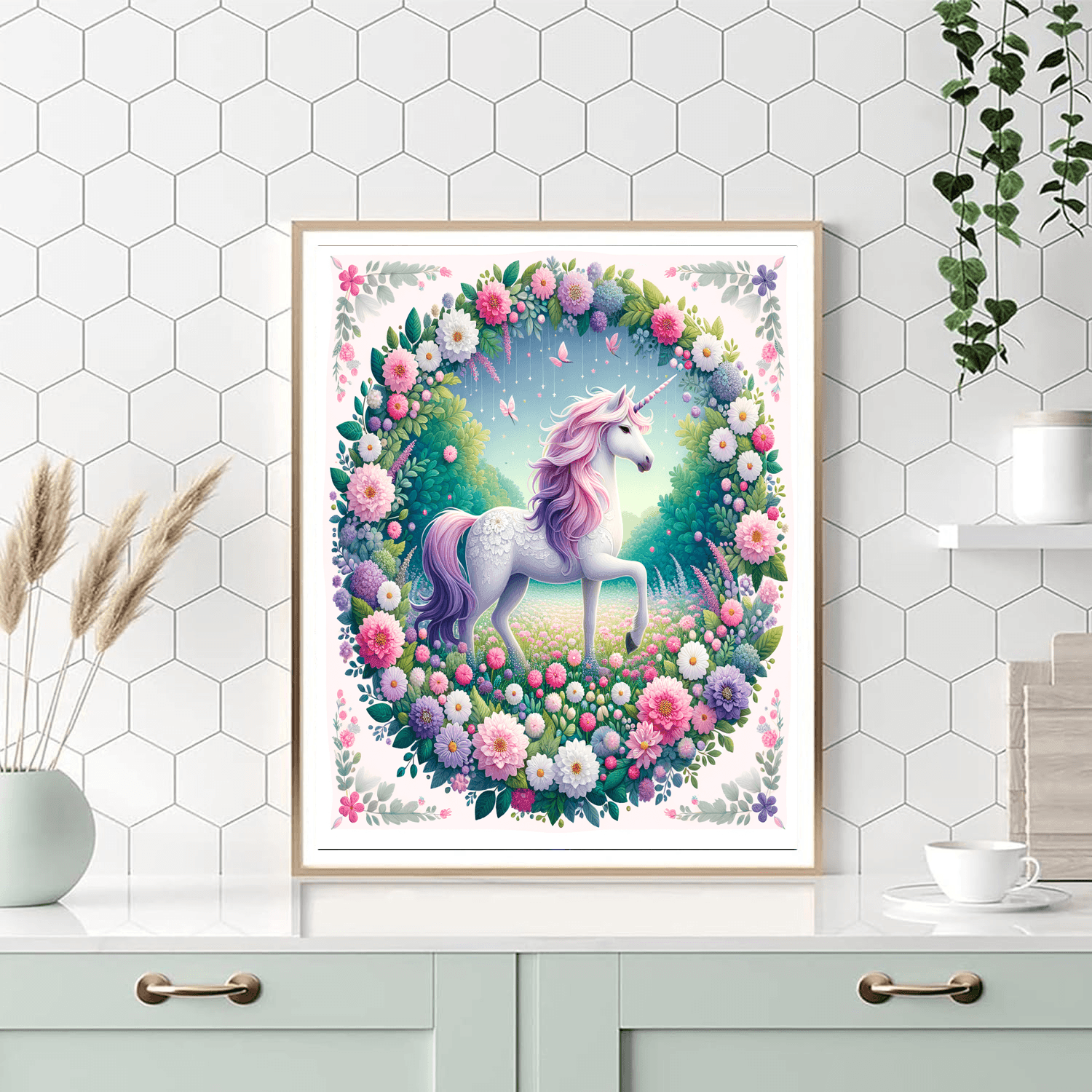 Mythical Unicorn Dreams Painting Number Kit