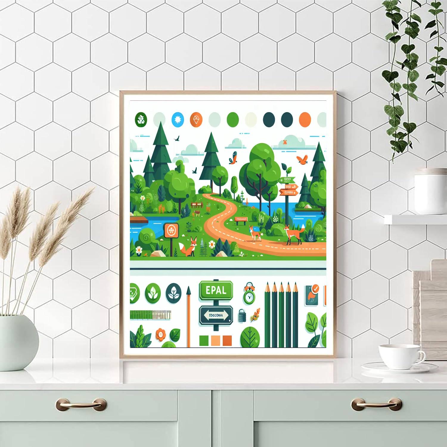 Eco Adventure Trail Paint By Number