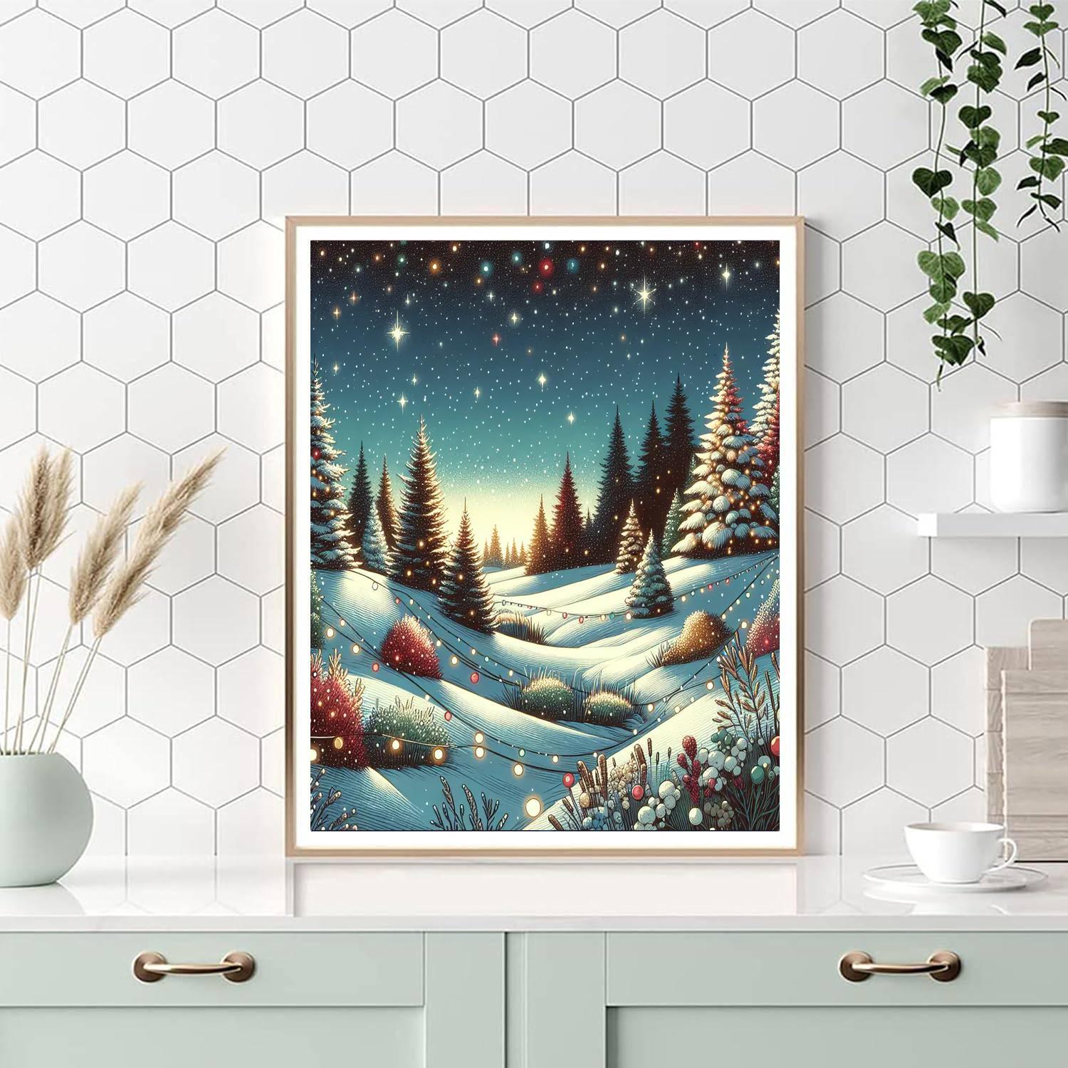 Christmas Eve Wonder Painting Number Kit