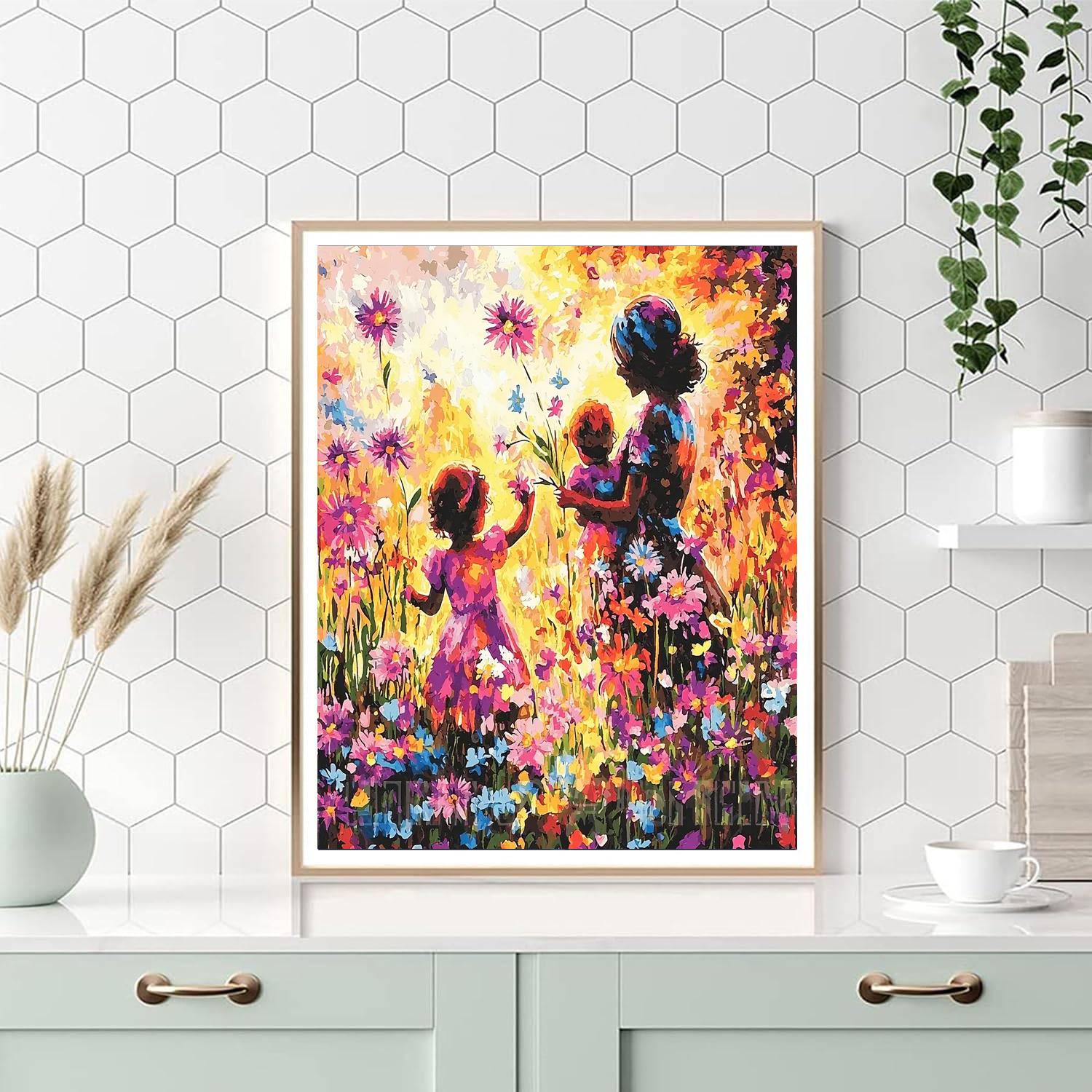 Mother's Garden Of Love Paint By Number