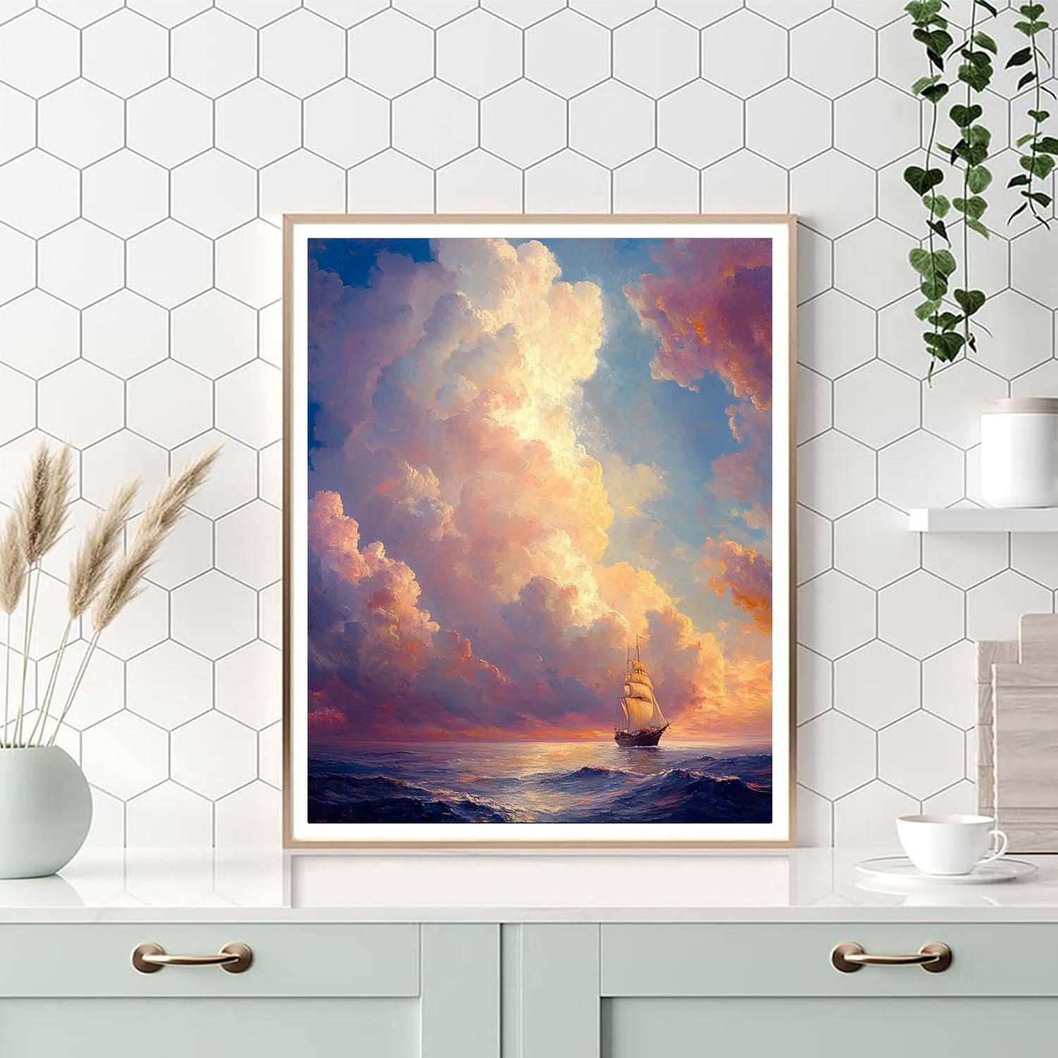 J.M.W. Turner Inspired Majestic Skies  Paint By Numbers Kits