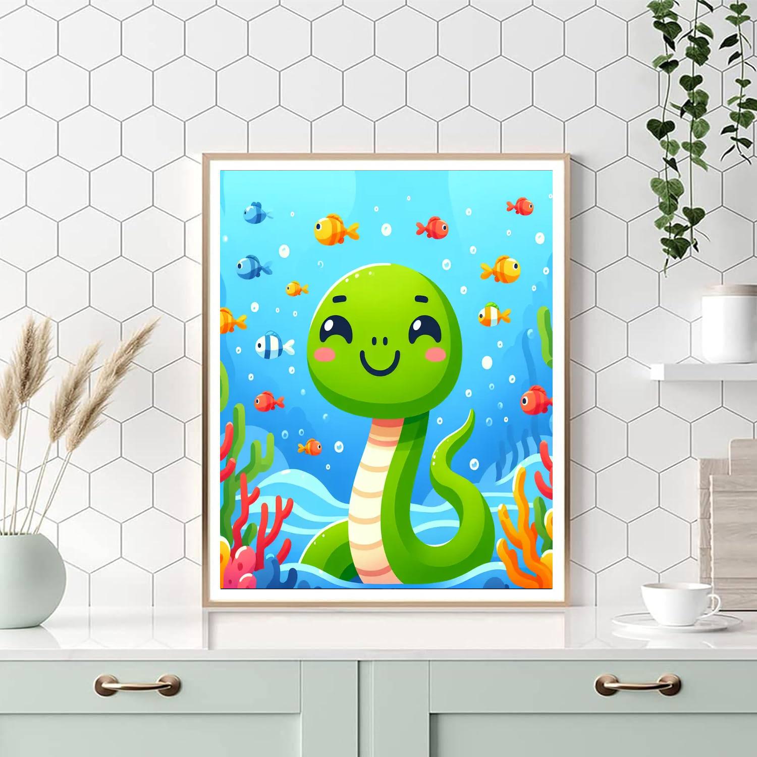 Silly Sea Serpent Paint By Numbers Kits