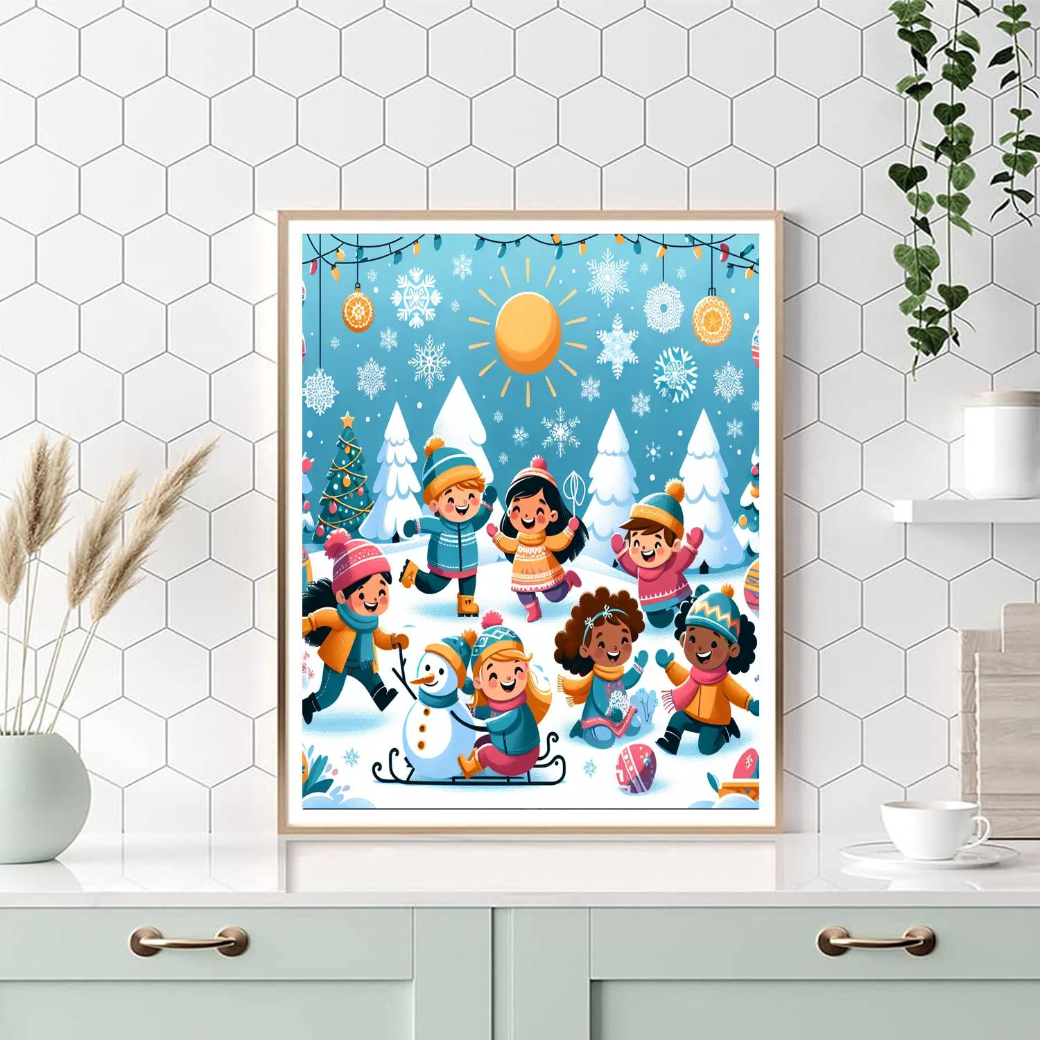 Magical Winter Escape Paint By Numbers