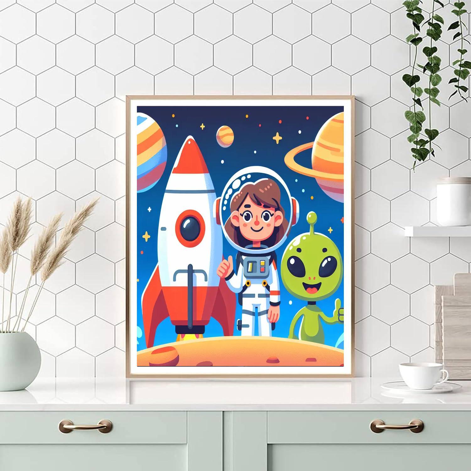 Galactic Odyssey Adventure Paint By Numbers Kits