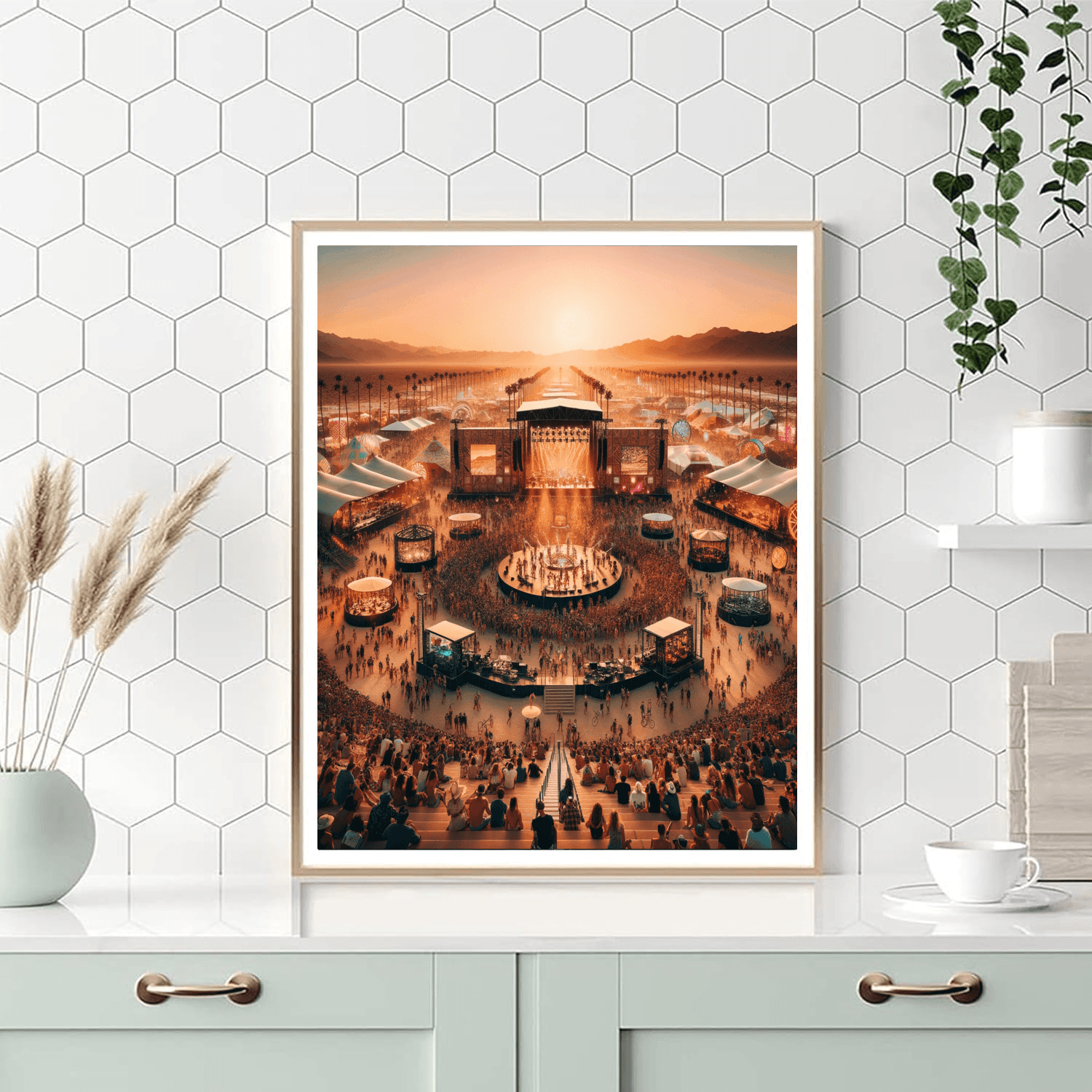 Coachella Valley Music And Arts Festival - Indio, Usa Painting By Numbers Kit