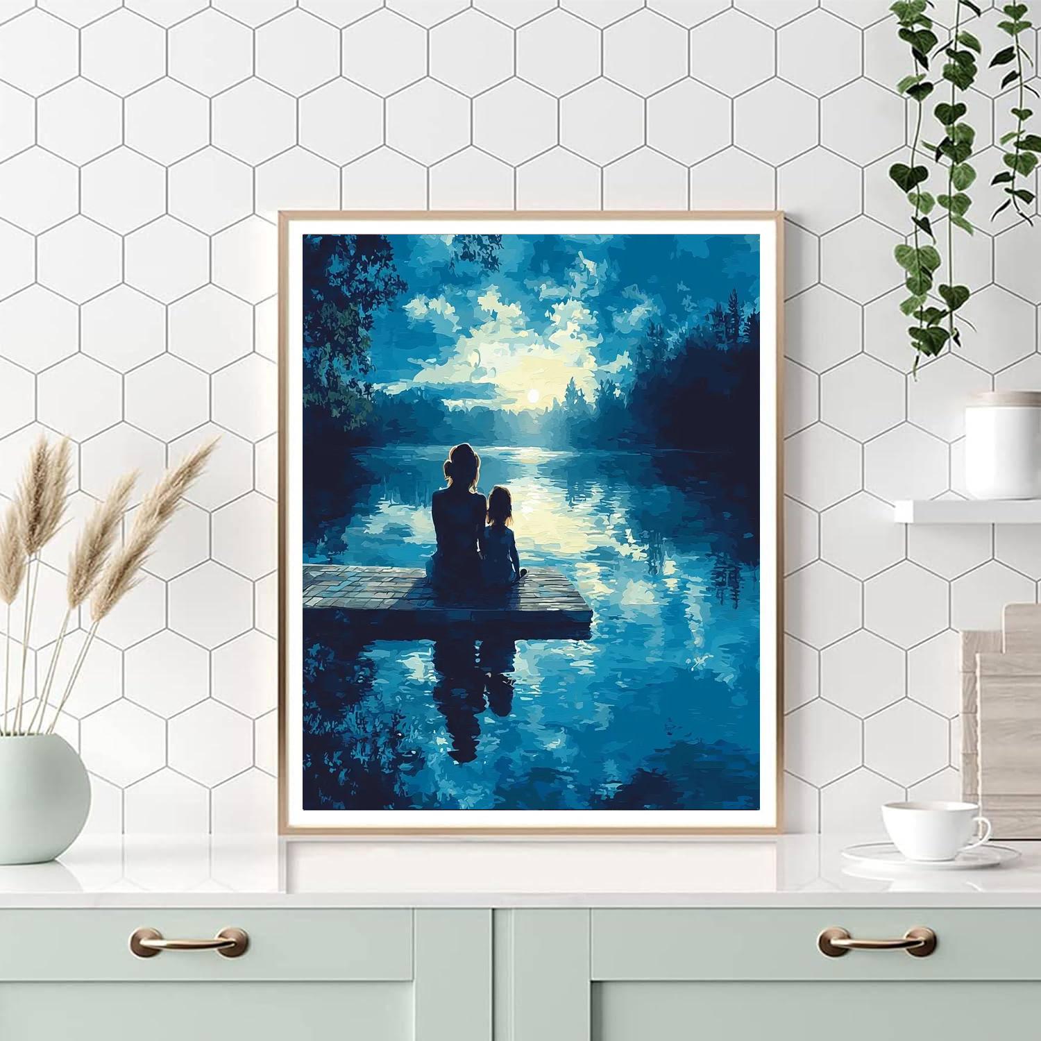 Reflections Of Togetherness Number Painting