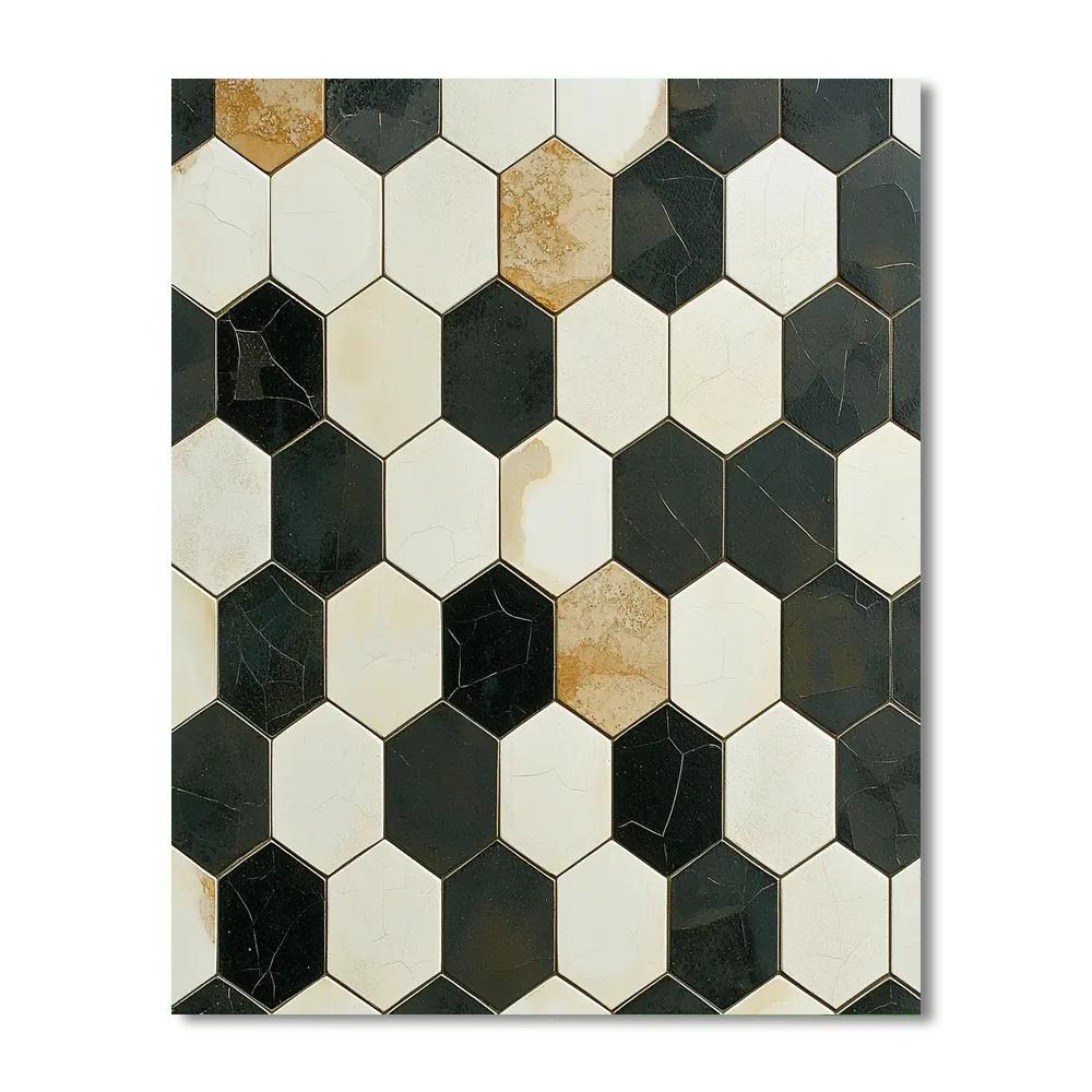 M.C. Escher Inspired Tessellated Visions  Paint By Numbers