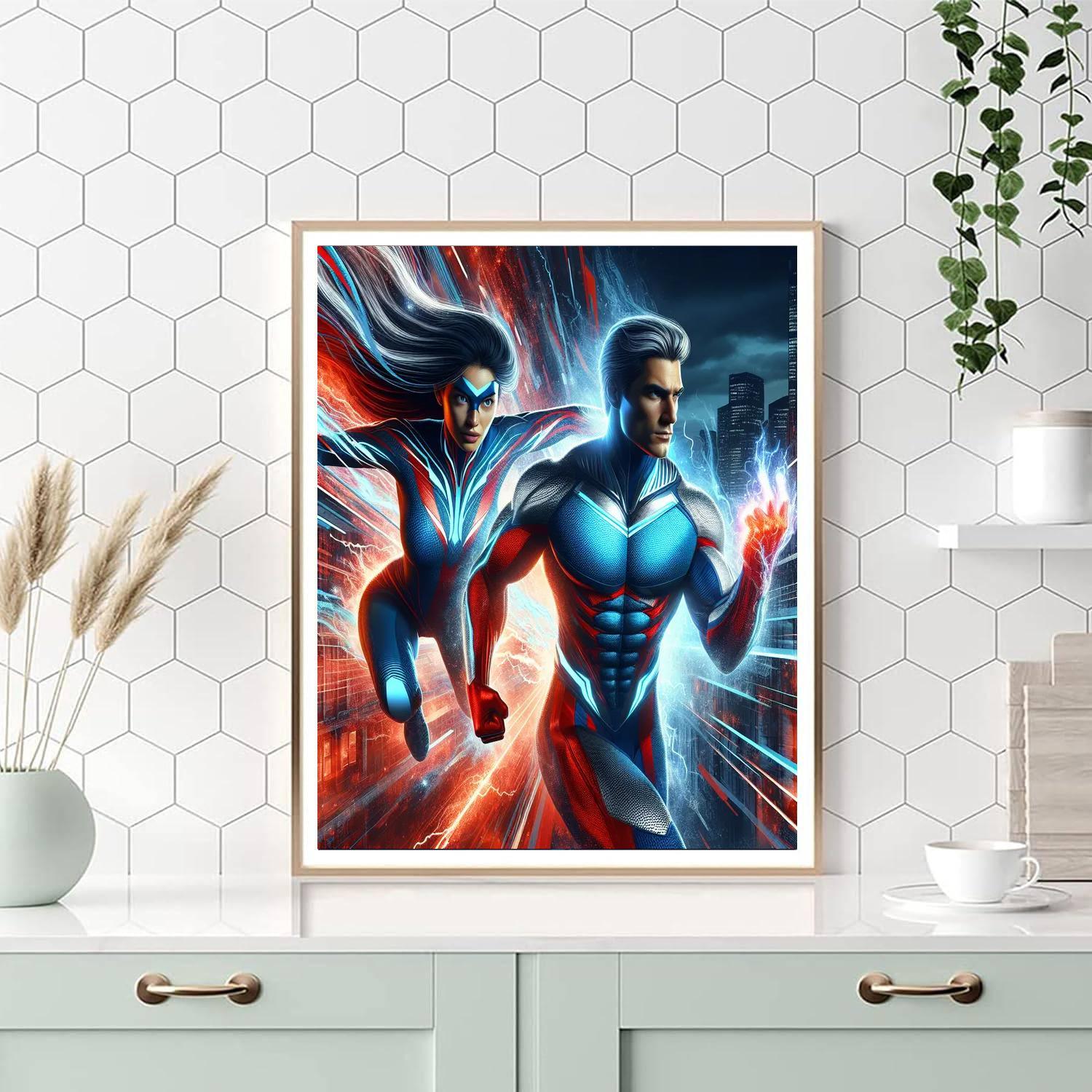 Marvel Heroic Chronicles Painting By Numbers Kit