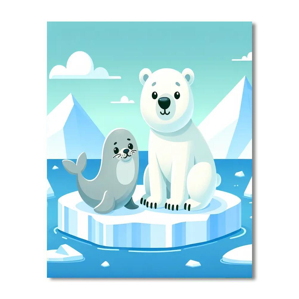 Arctic Polar Expedition Paint By Numbers Art