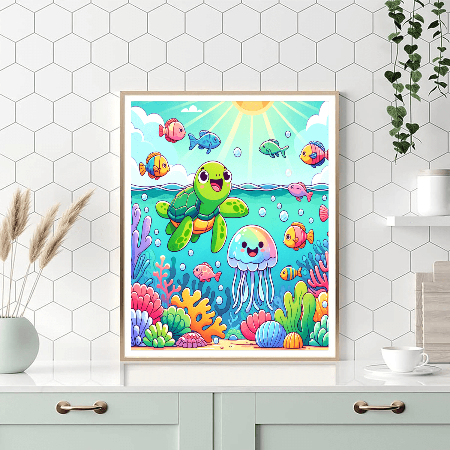 Oceanic Friends Painting Number Kit