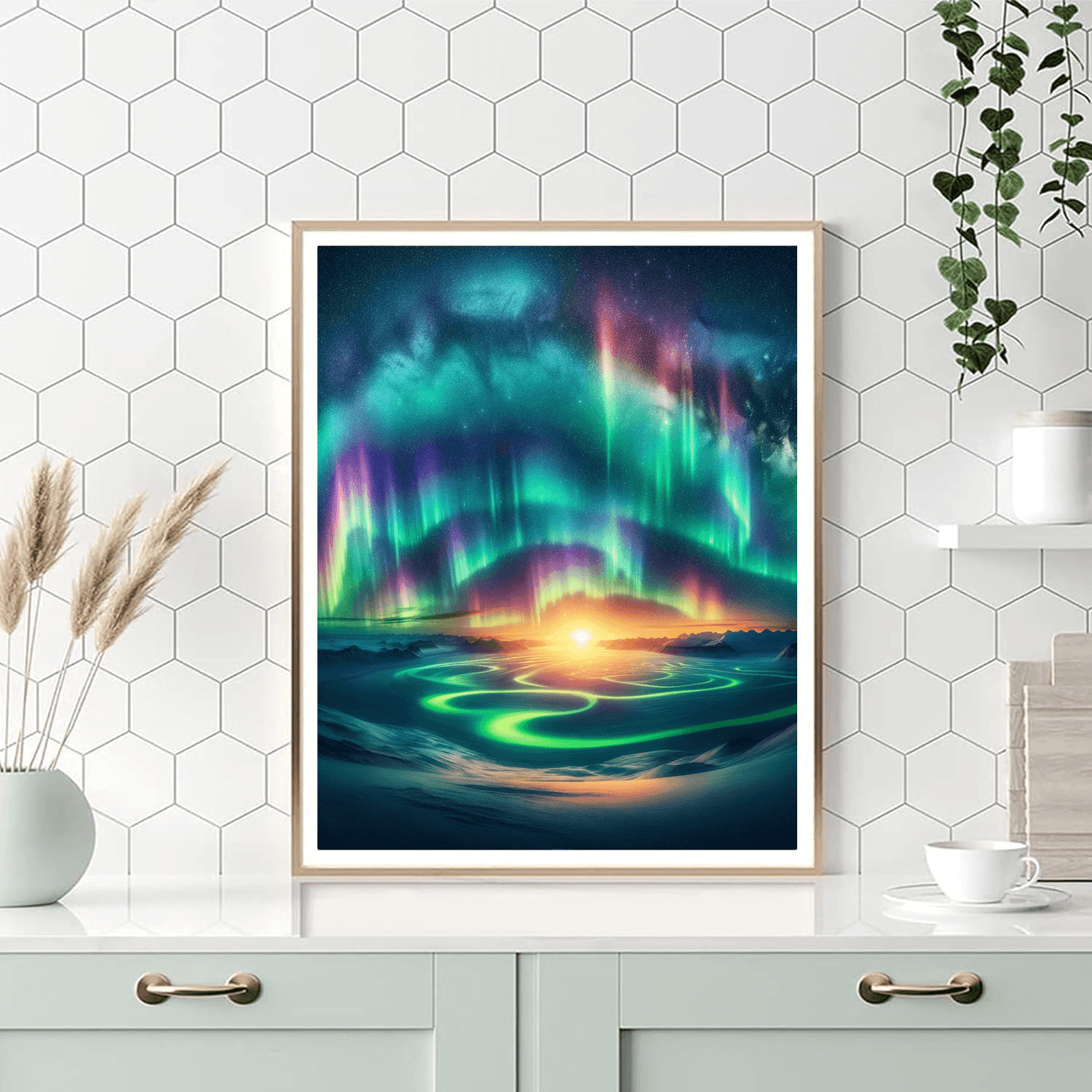 Northern Lights Magic Paint By Number