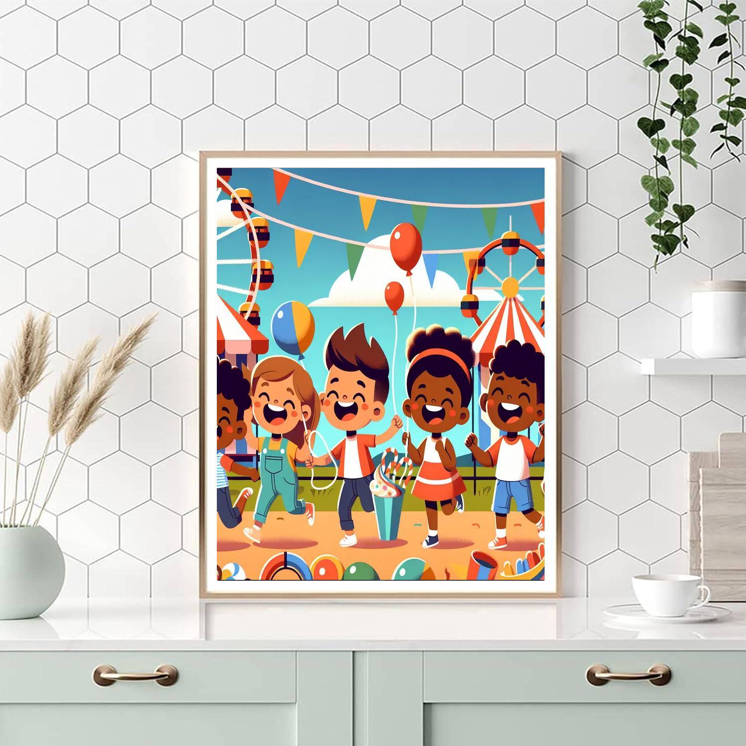 Summer Carnival Fun Paint By Color