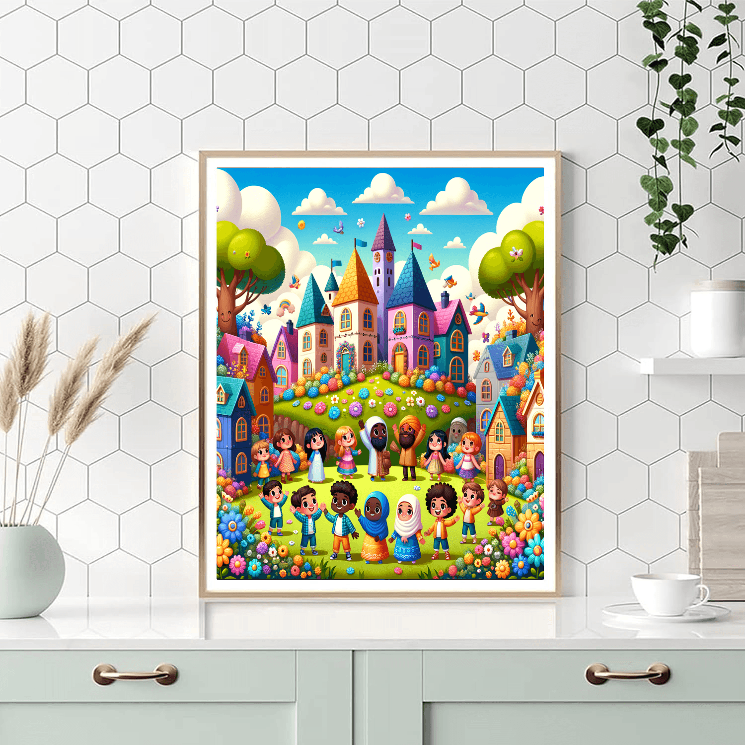 Sweet Fairy Tale Village Paint By Numbers Kits