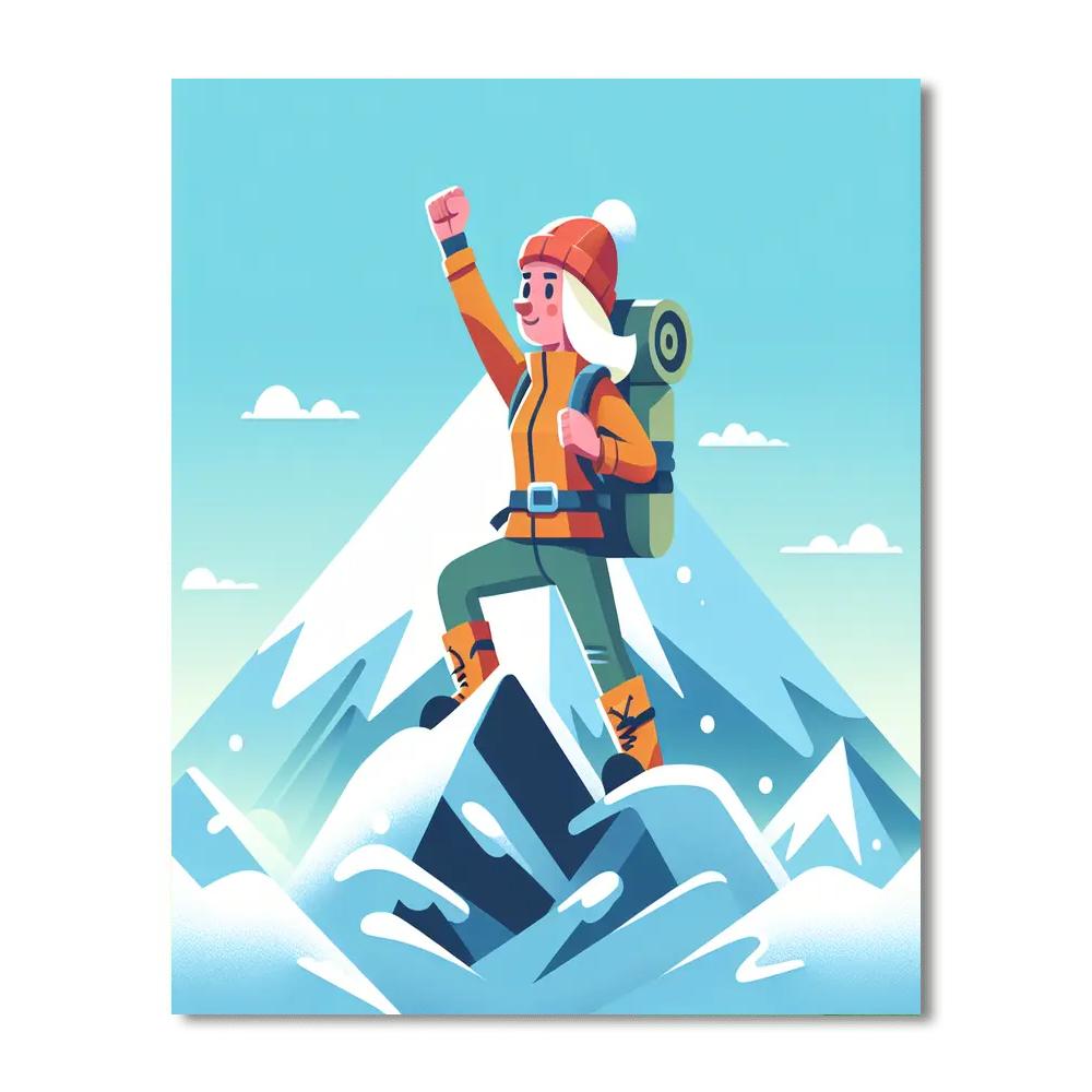 Mountainous Expedition Paint By Number