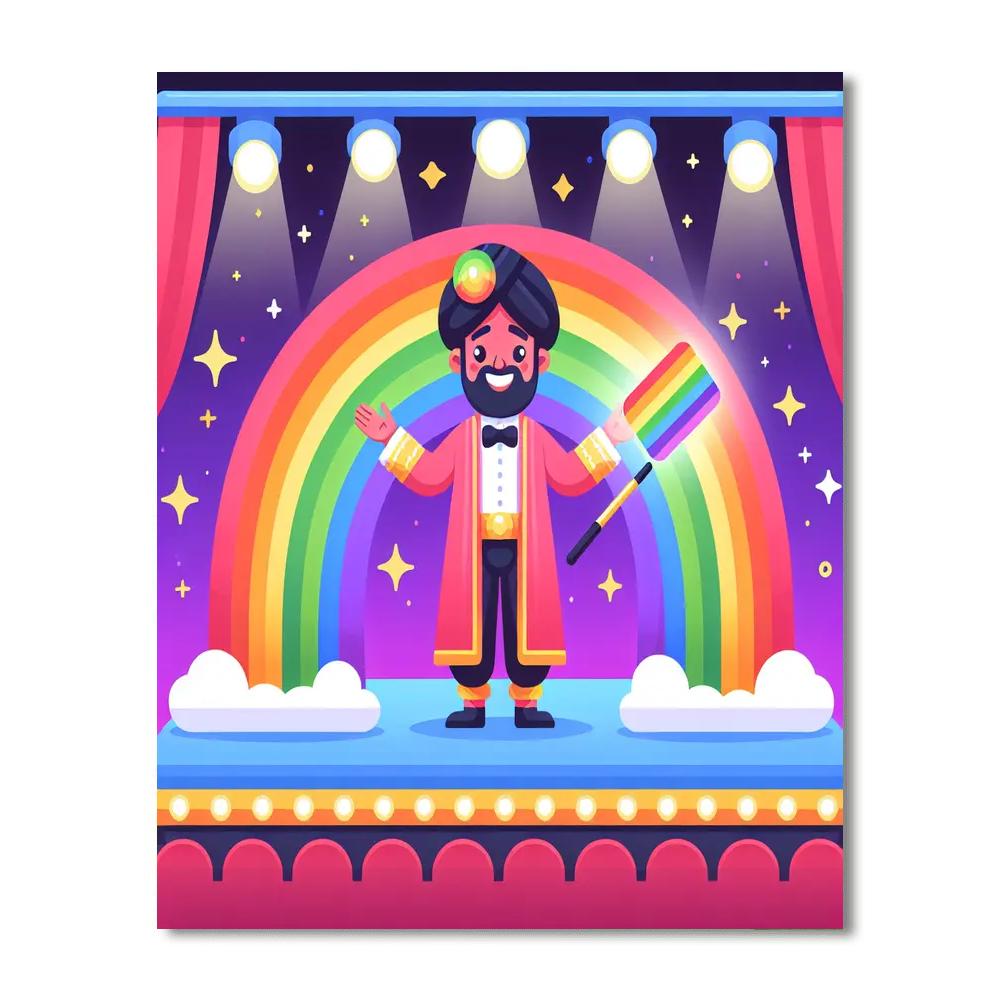 Rainbow Magic Show Numbered Painting Kits