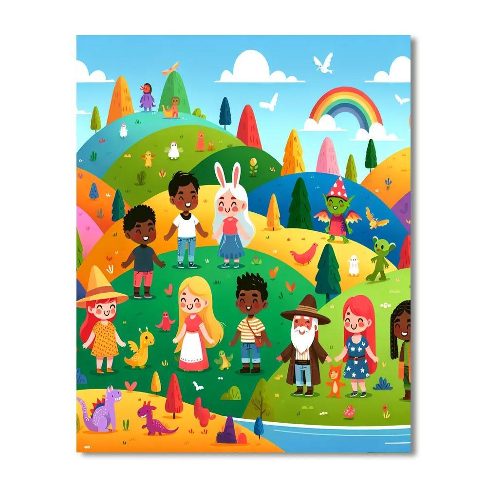 Fantasy Island Adventures Paint By Numbers
