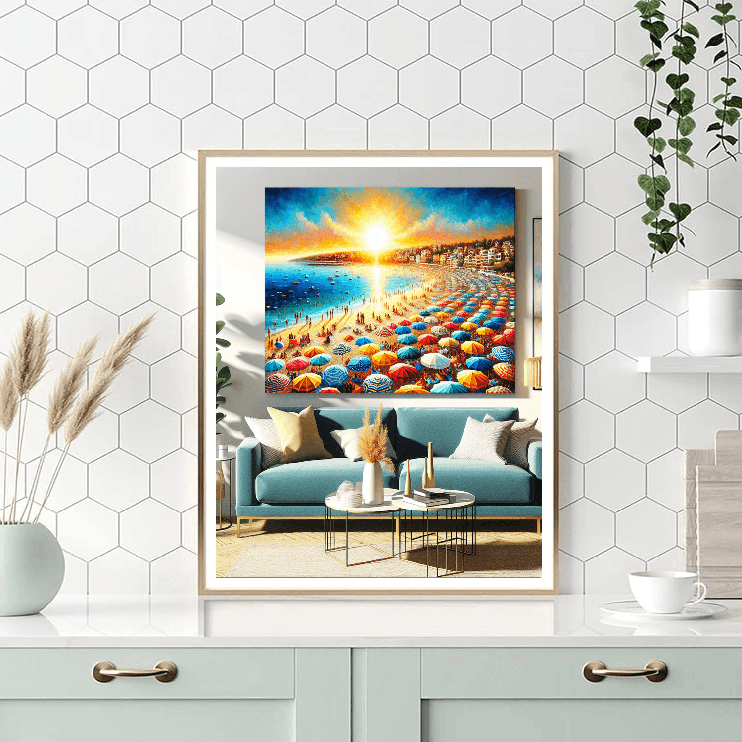 Charming Beach Day Numbered Painting Kits