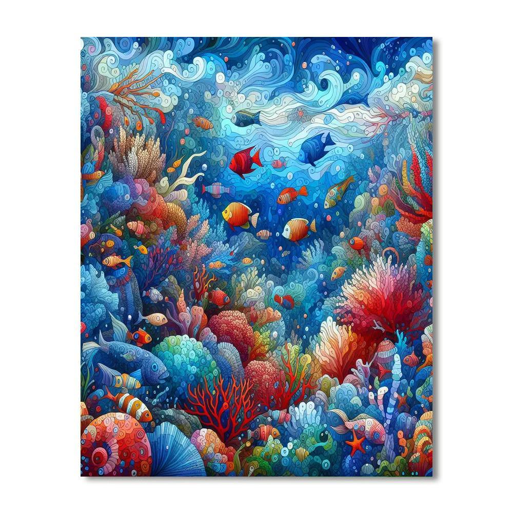 Undersea Adventure World Paint By Color