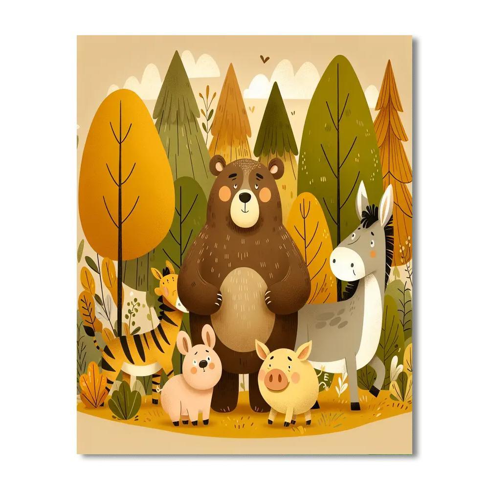 Pooh's Honey Haven Numbered Painting Kits