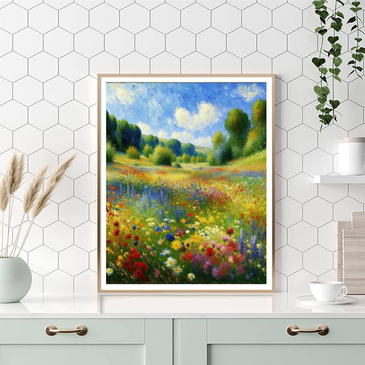 Wildflower Wanderlust Paint By Numbers Art