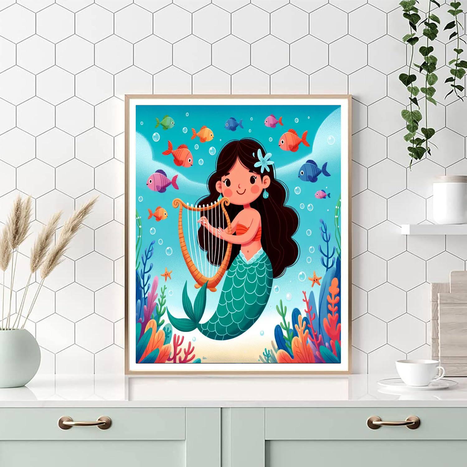 Mermaid Melody Moments Paint By Color