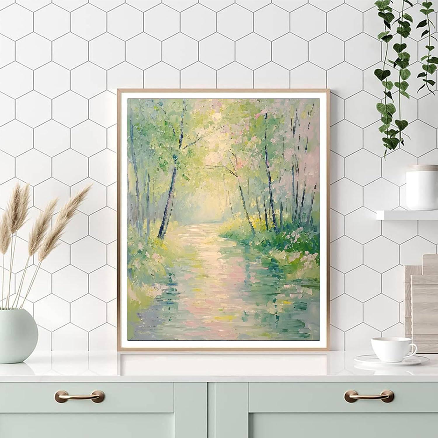 Edgar Degas Inspired Spring's Embrace  Paint By Numbers Kits