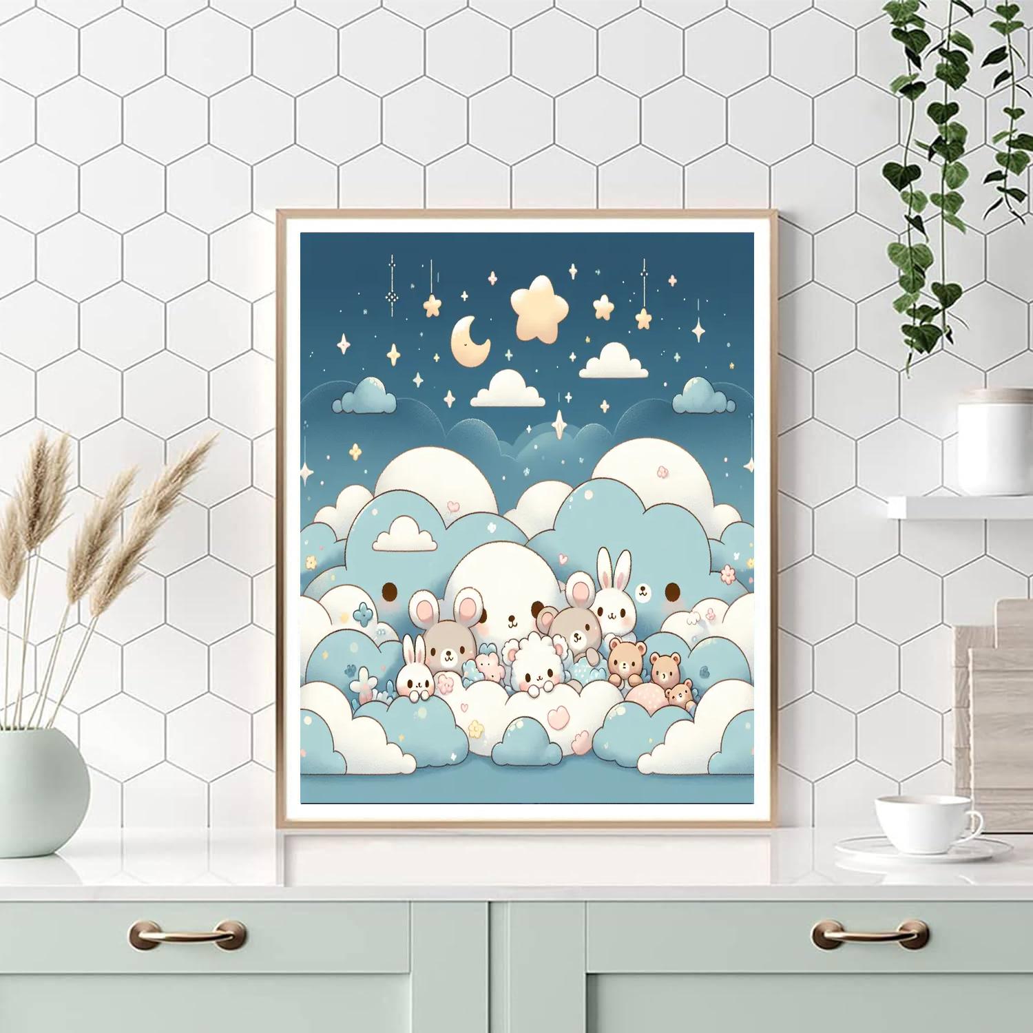 Sweet Dreamscape Painting Number Kit