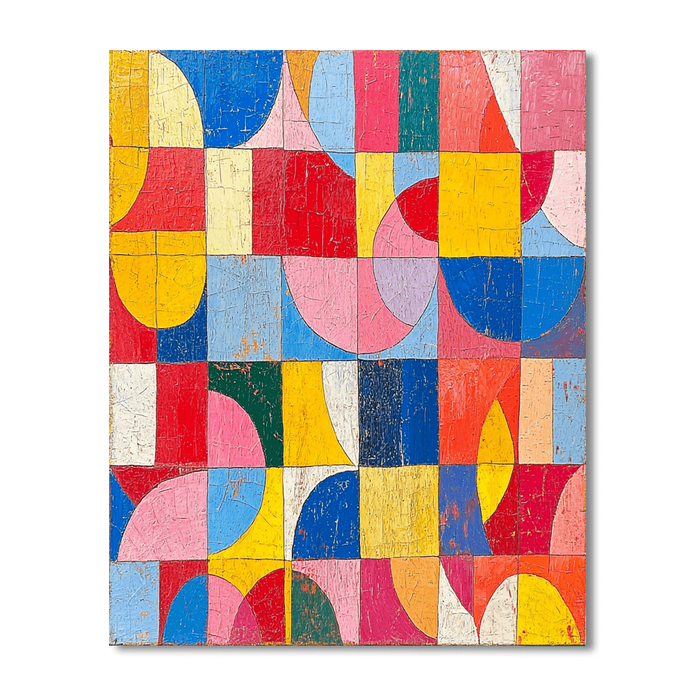 Paul Klee Inspired Patterns Of Joy  Paint By Numbers Kits