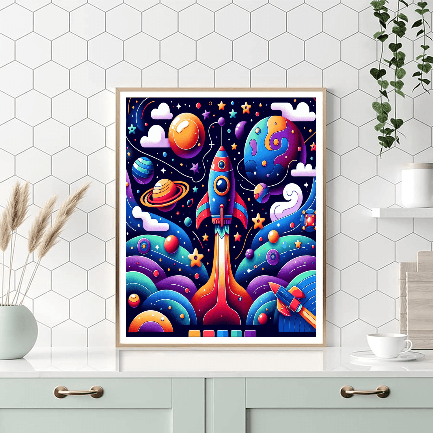 Space Adventures Paint By Numbers