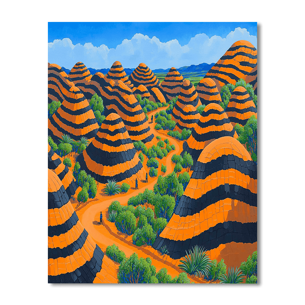 Purnululu National Park DIY Paint By Numbers