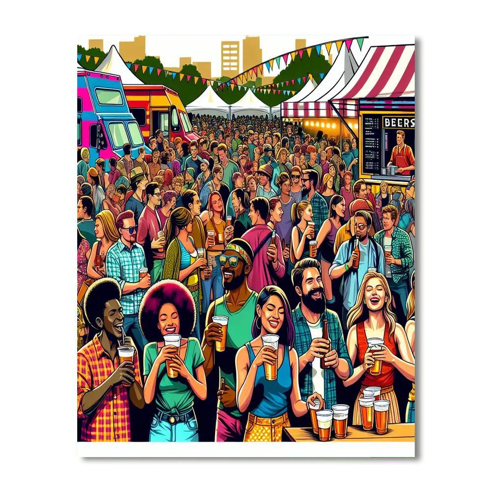 Brewfest - Usa Numbered Painting Kits