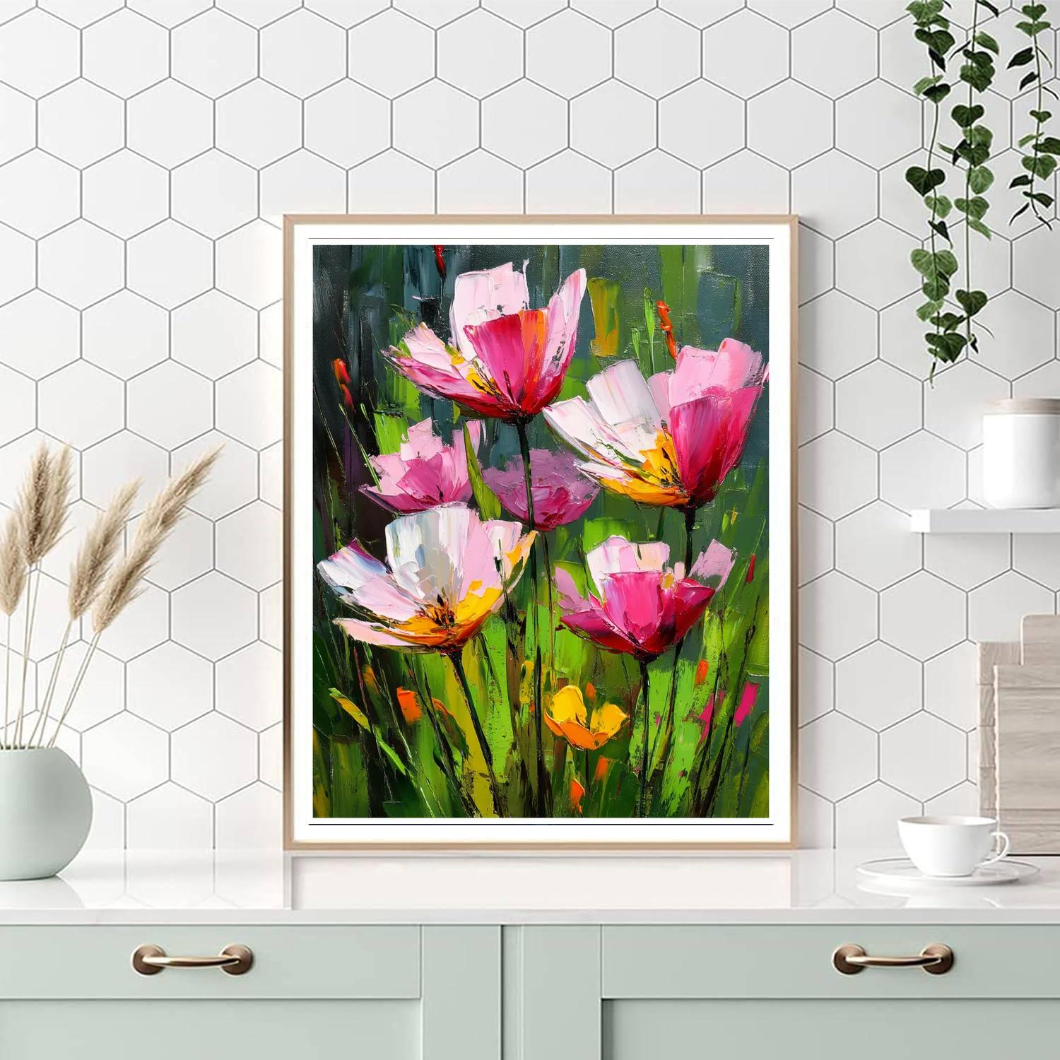 Springtime Dance Number Painting