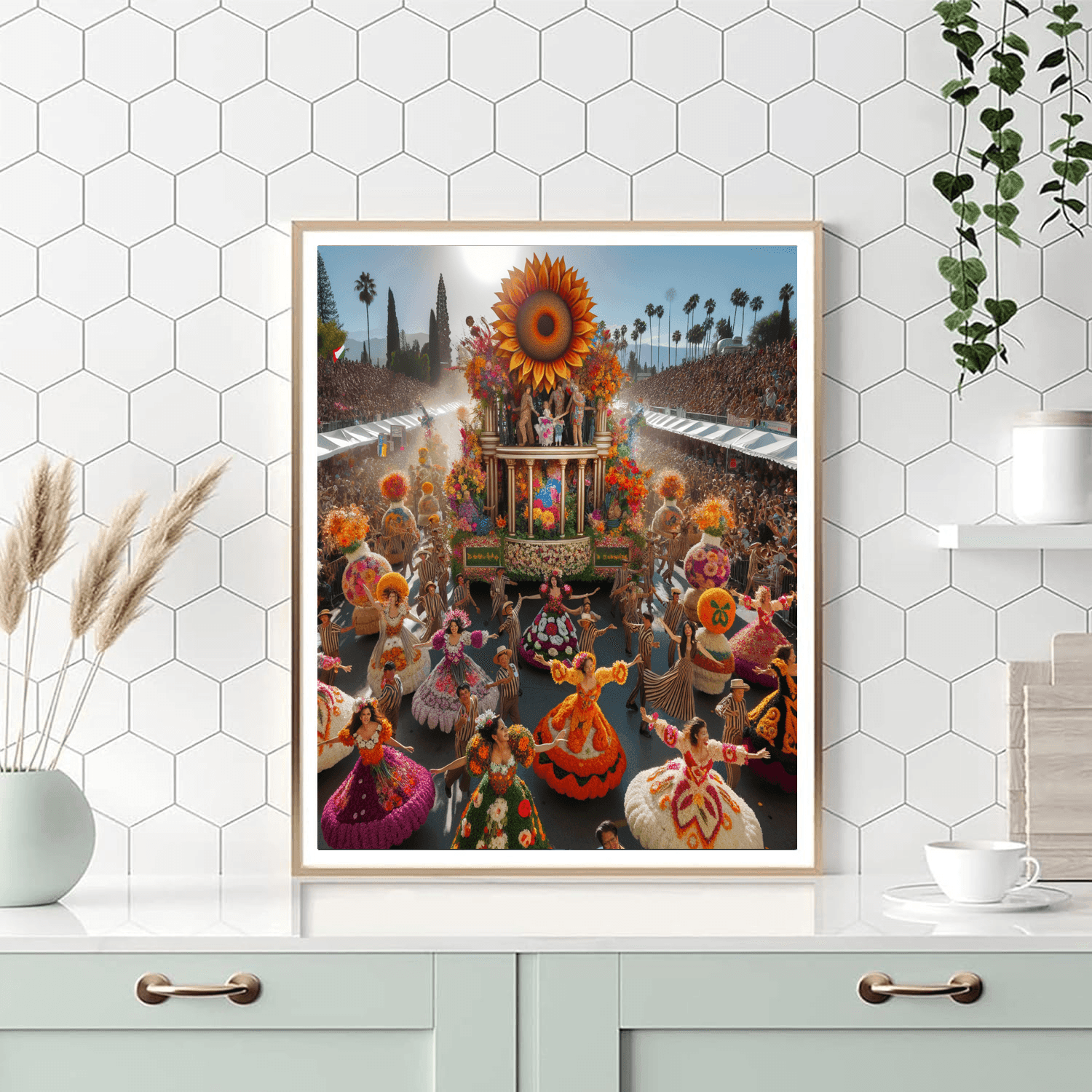 Flower Festival - Belgium Paint By Number