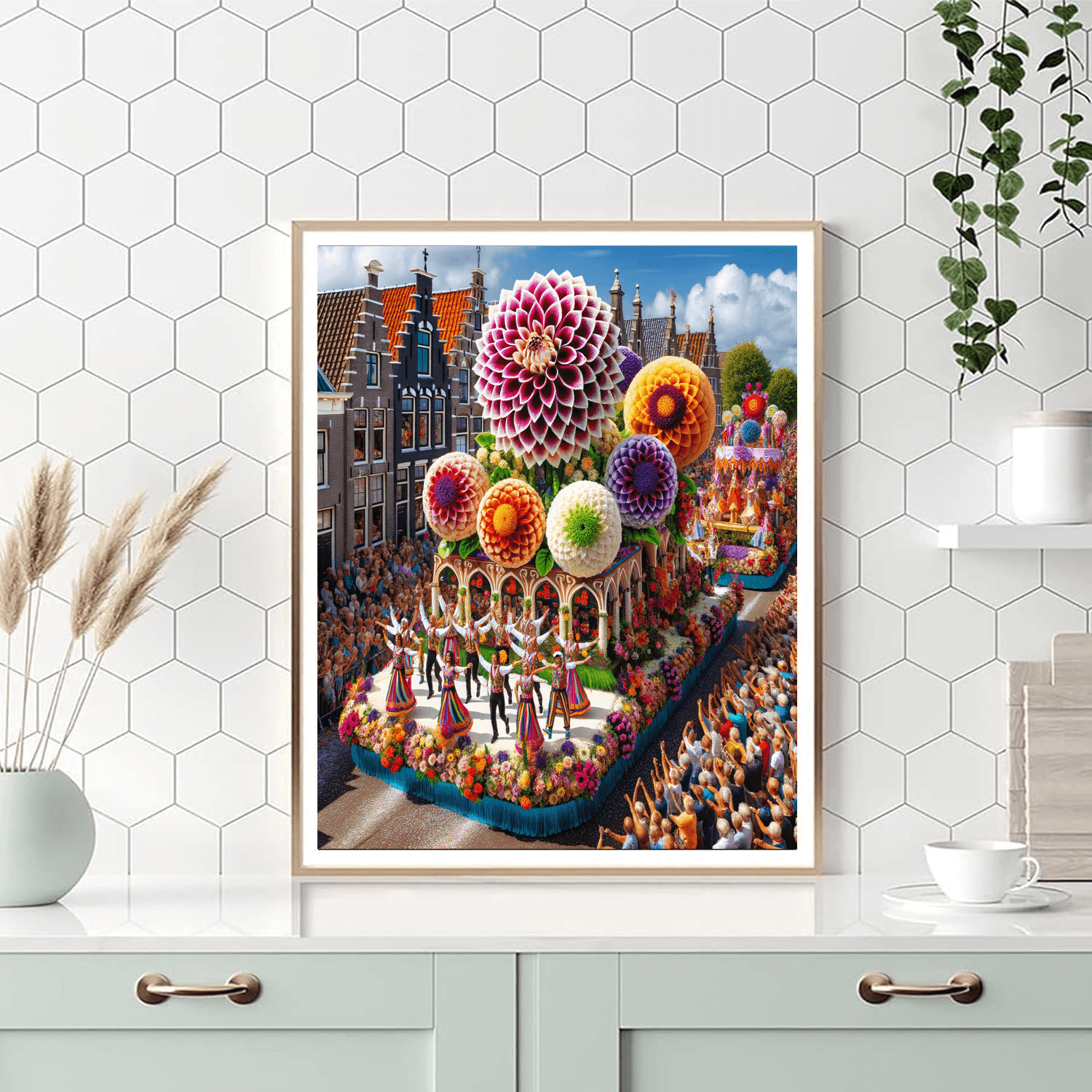 Zundert Flower Parade - Zundert - DIY Painting By Numbers Kit - Artistry Rack