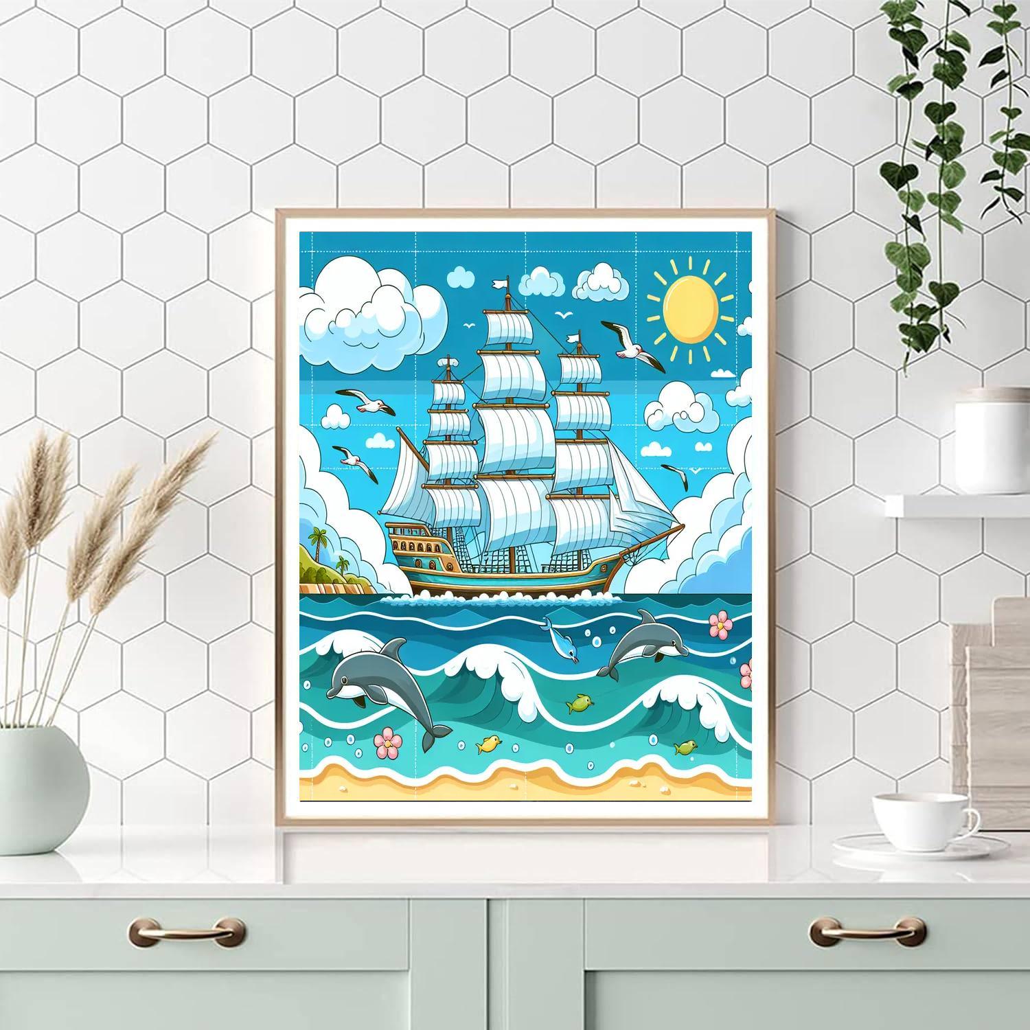 Sailing Adventure Odyssey Numbered Painting Kits
