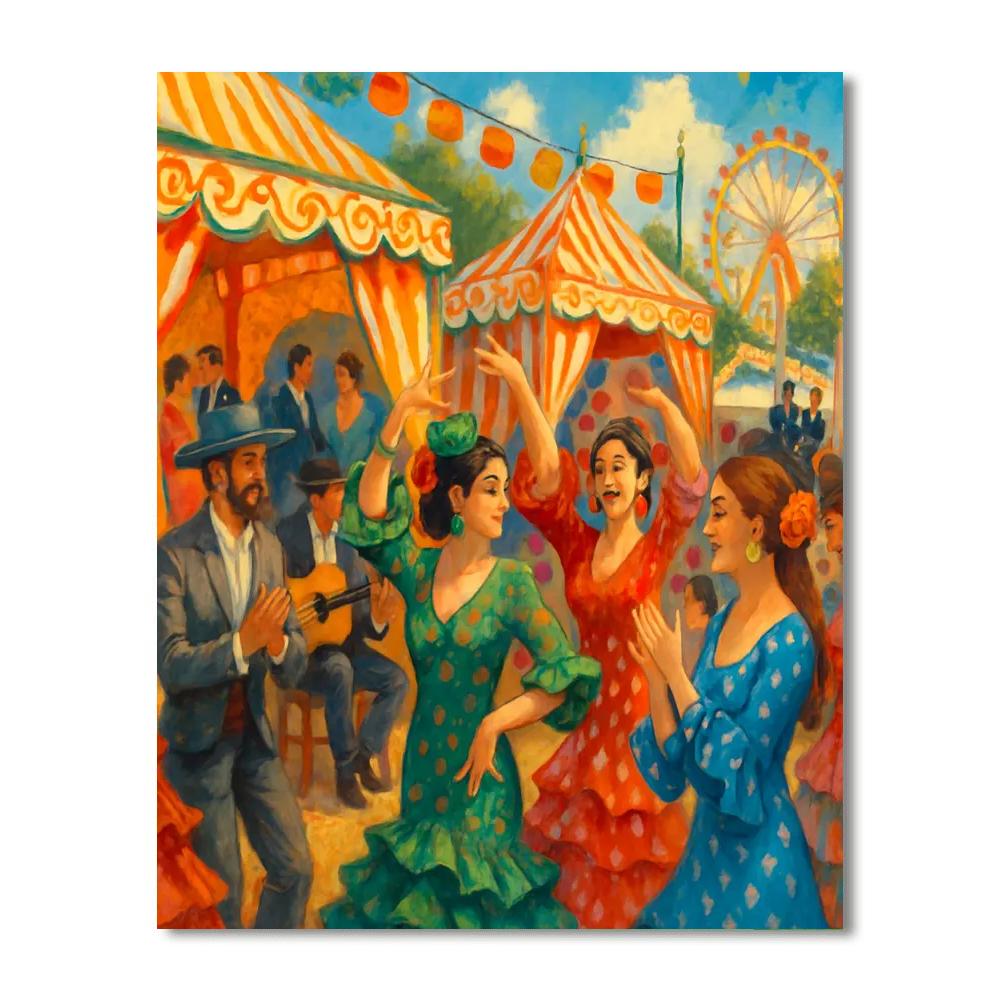 The Seville Fair Numbered Painting Kits