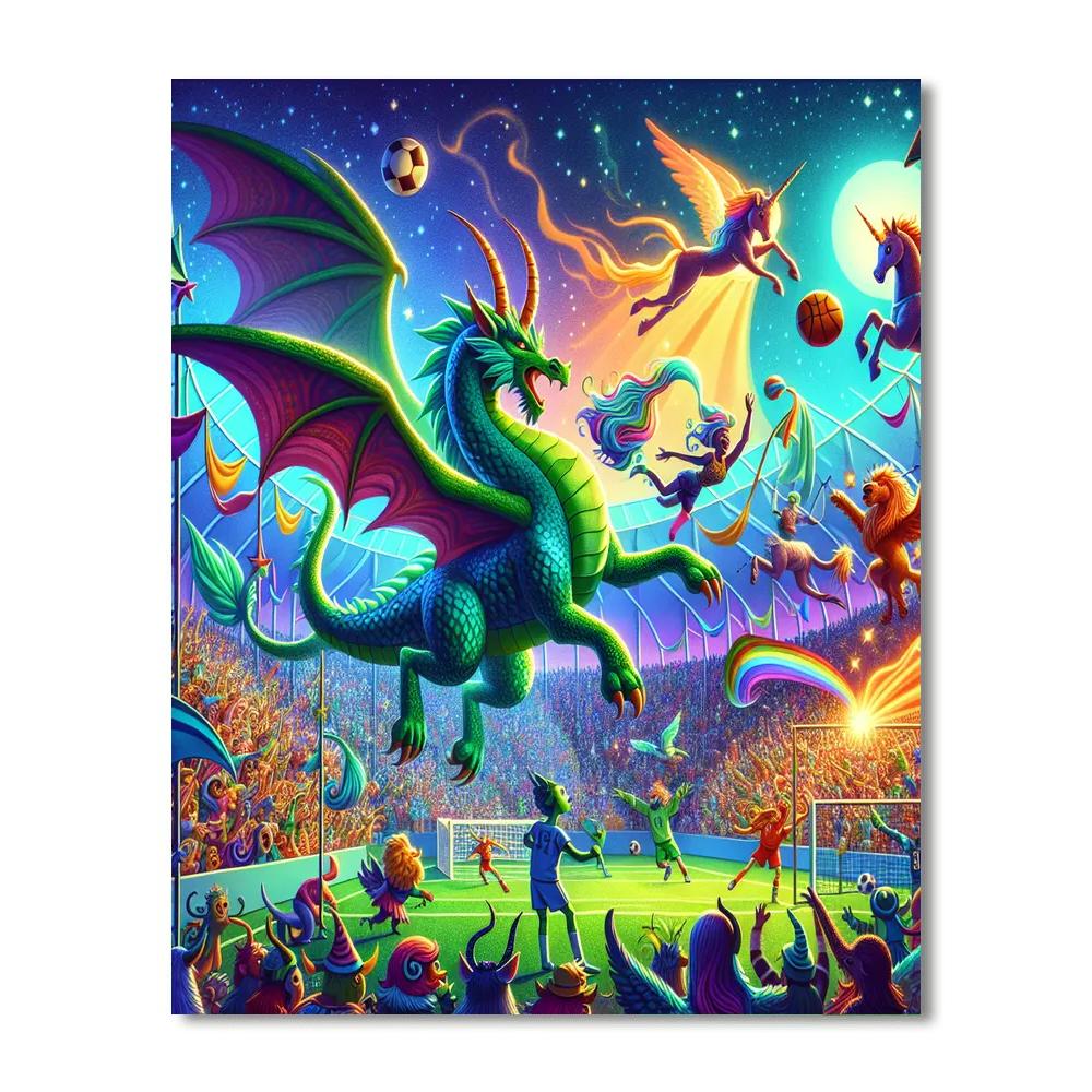 Fantasy Sports Arena Paint By Numbers